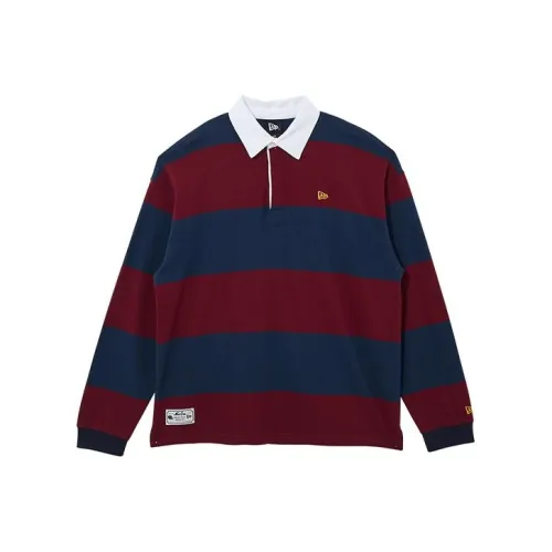 New Era Polo Shirts Unisex Red Blue
