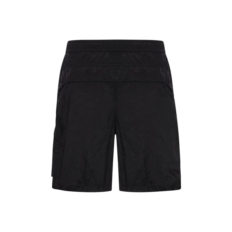 STONE ISLAND Logo Patch Shorts-1
