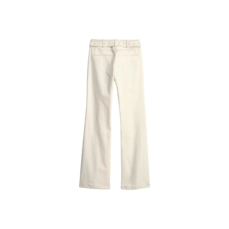 ZARA Casual Pants Women's Frosted White-1