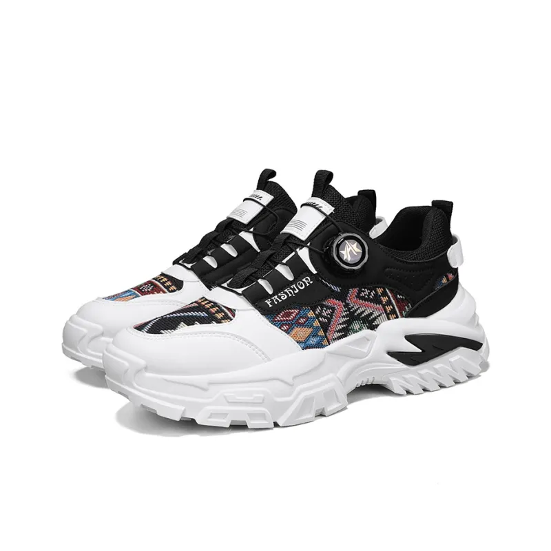 JANECO Low Top Chunky Sneakers Men's-3