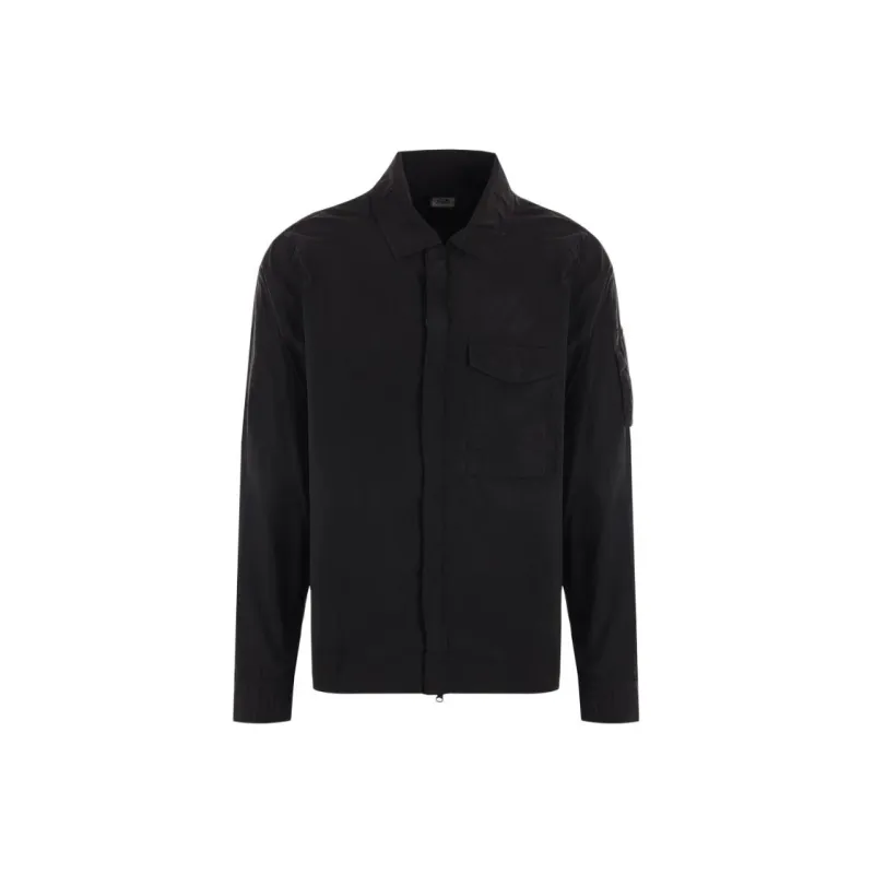 C.P.Company Chrome R Long Sleeved Overshirt-0