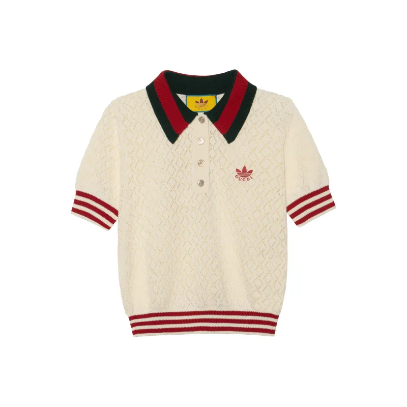 GUCCI X Adidas Cotton Polo-0