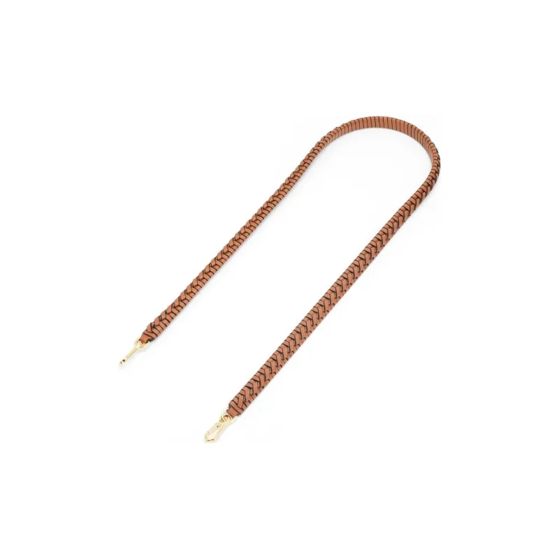 LOEWE Calfskin Strap Bag Strap Men's Brown-0
