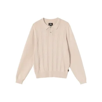 Stussy Polo Shirts Men Ecru