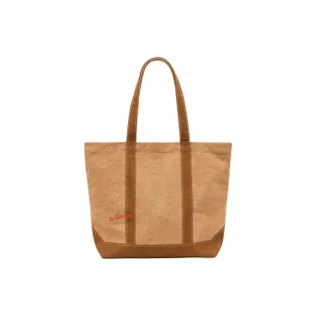 JW Anderson 100% Cotton Tote Bag, Shopping Bag, Shoulder Bag Unisex Tobacco