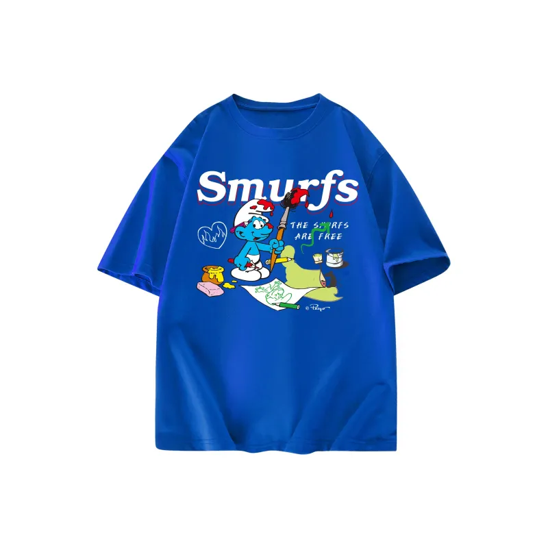 The Smurfs T Shirts Unisex-16
