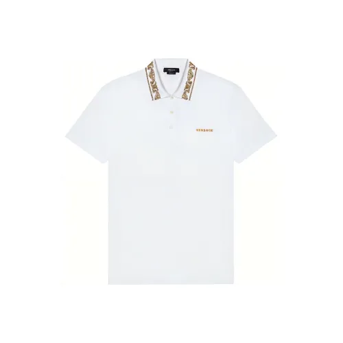 VERSACE Polo Shirts Men White