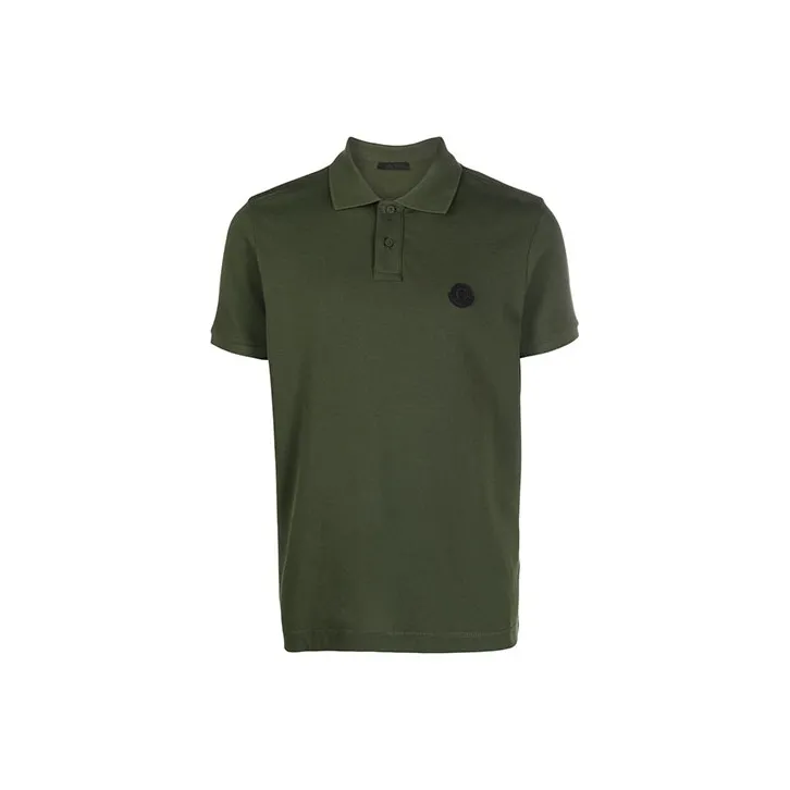 Moncler Polo Shirts Men Green-0