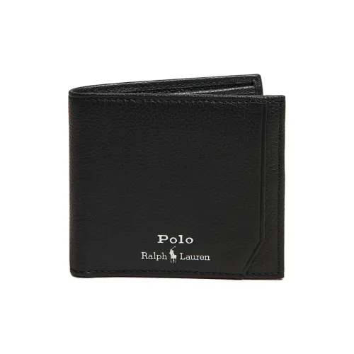 Polo Ralph Lauren Leather Wallet Men's Black