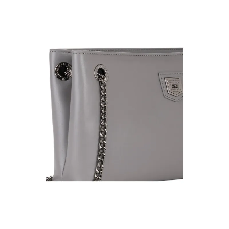 Elisabetta Franchi Polyester With Polyurethane Crossbody Bag, Shoulder Bag Women's Gray-4