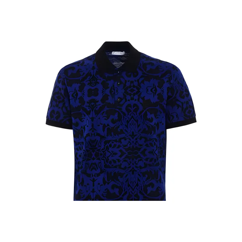 VERSACE Polo Shirts Men Blue-4