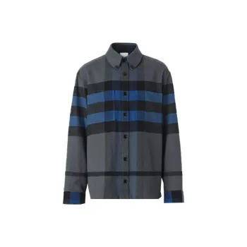 Burberry Vintage Check Flannel Button Down Shirt