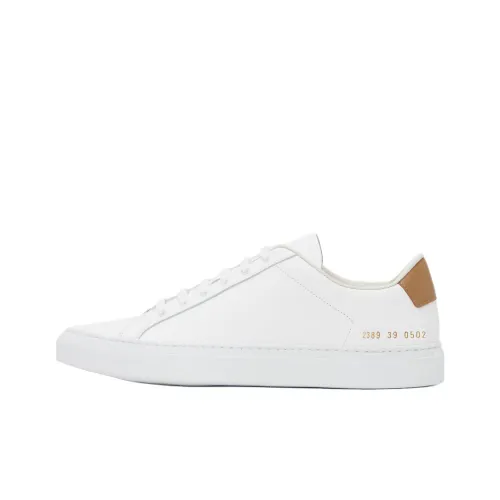 COMMON PROJECTS Low Top Skateboard Shoes Men's White