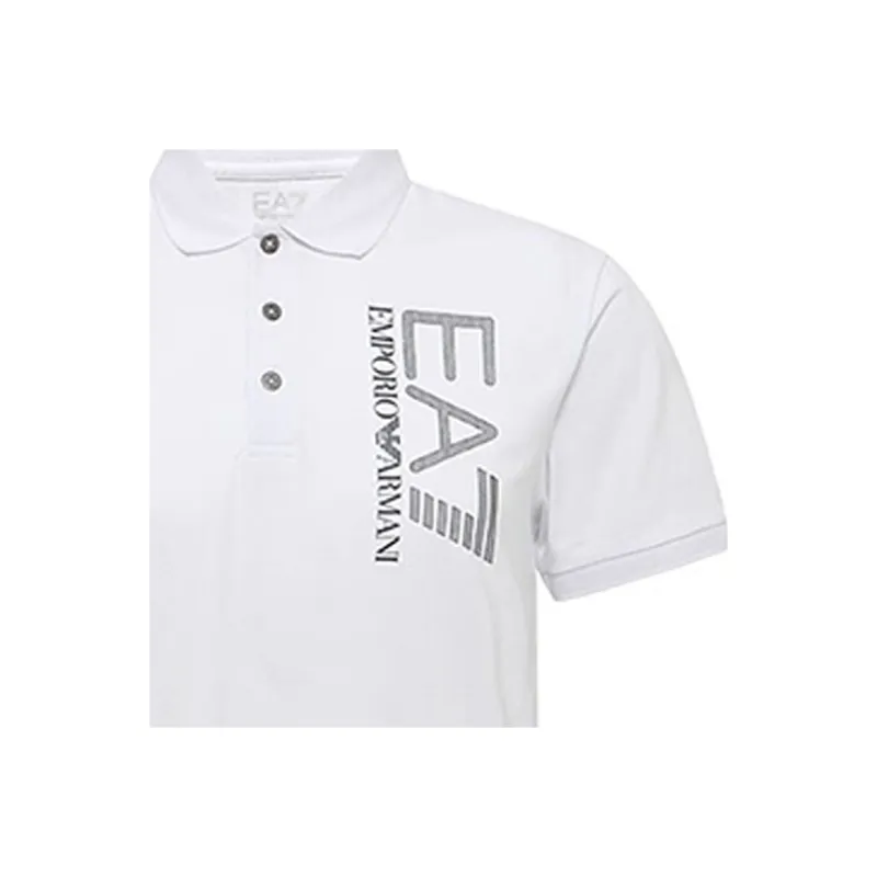 EMPORIO ARMANI Polo Shirts Men White-3