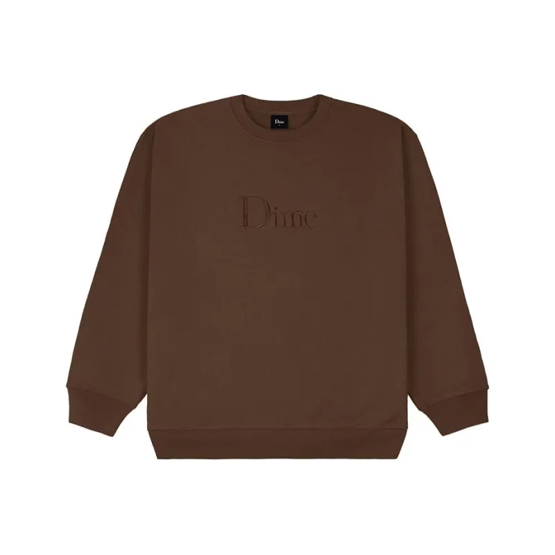 Dime Classic Embroidered Crewneck-8