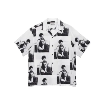 WACKO MARIA WACKO MARIA X Chet Baker Collaboration Series Shirts Unisex White