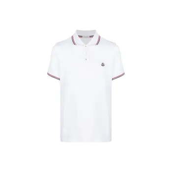 Moncler Logo Patch Short Sleeved Polo Shirt