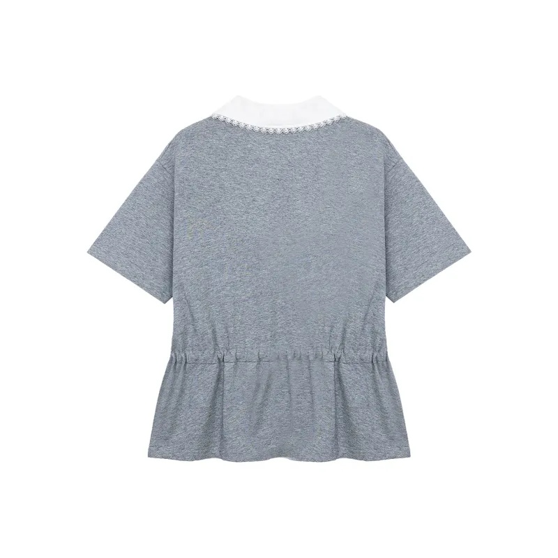 B.Duck Regular T Shirt Women's Heather Gray-1