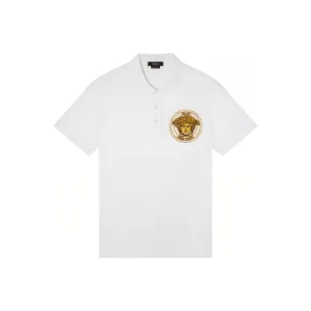 VERSACE Polo Shirts Men White