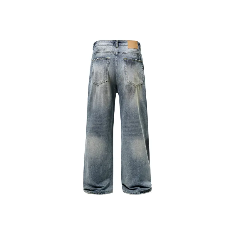 FISHGALAXY Jeans Unisex Vintage Blue-1