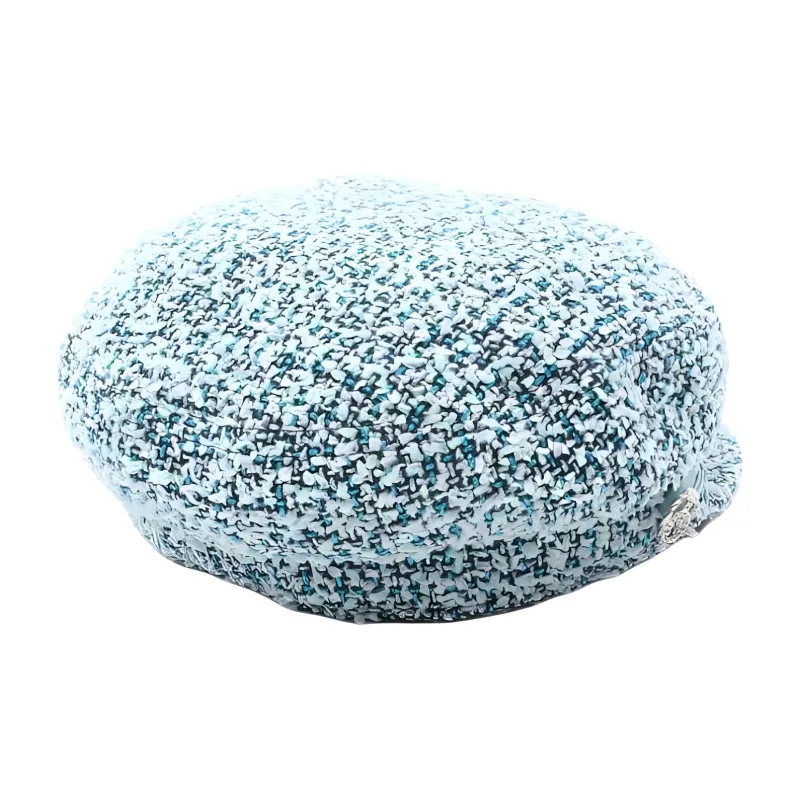 CHANEL 1986-1988 Tweed Hat-1