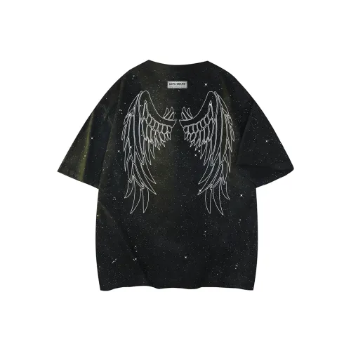 Kepu T Shirt Unisex Tie Dye Black