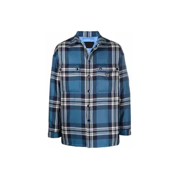 PRADA Shirts Men Blue