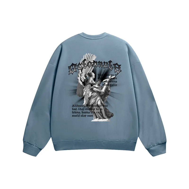 Small Columns Under The Sea Sweatshirt Unisex-8