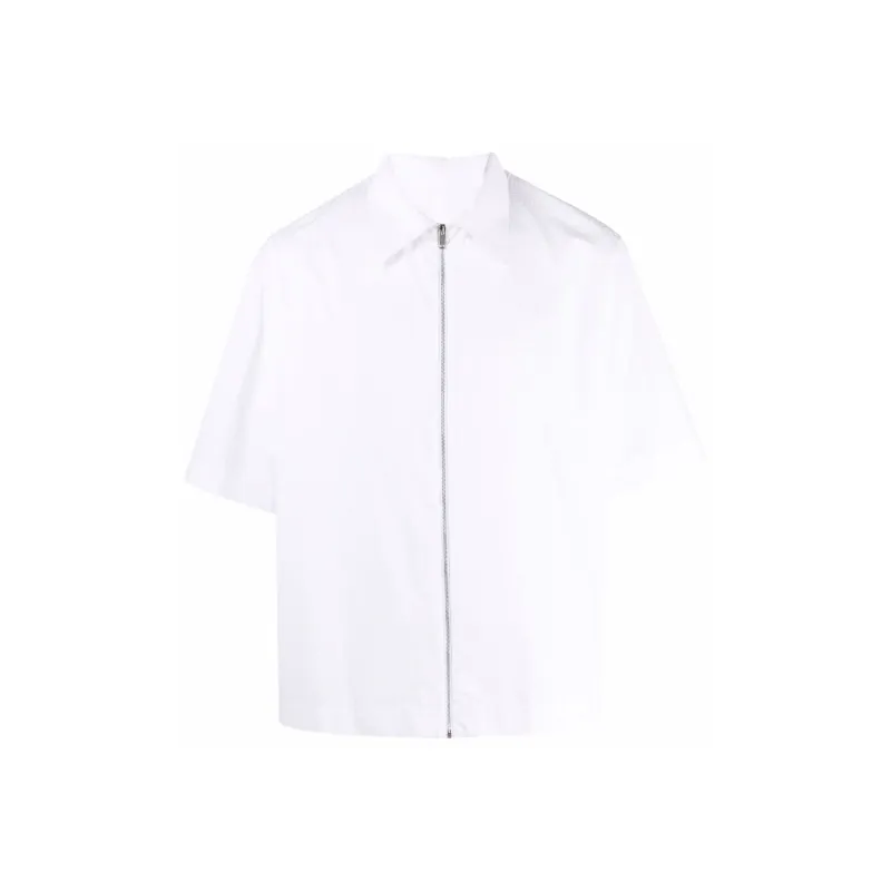 Givenchy Zip-up Cotton Shirt-0