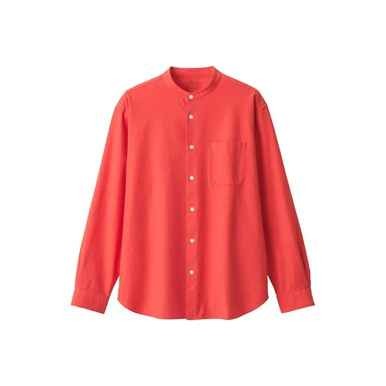MUJI Shirts Men Red-0