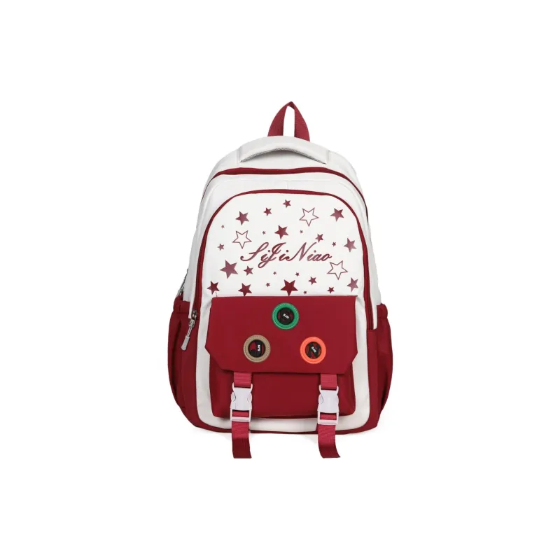 Tong Tong Rabbit Nylon Backpack Regular Women's Pink/Black/Blue/Khaki/Red-16