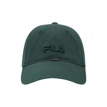FILA Lifestyle Cotton Baseball Caps Unisex Dark Forest Green