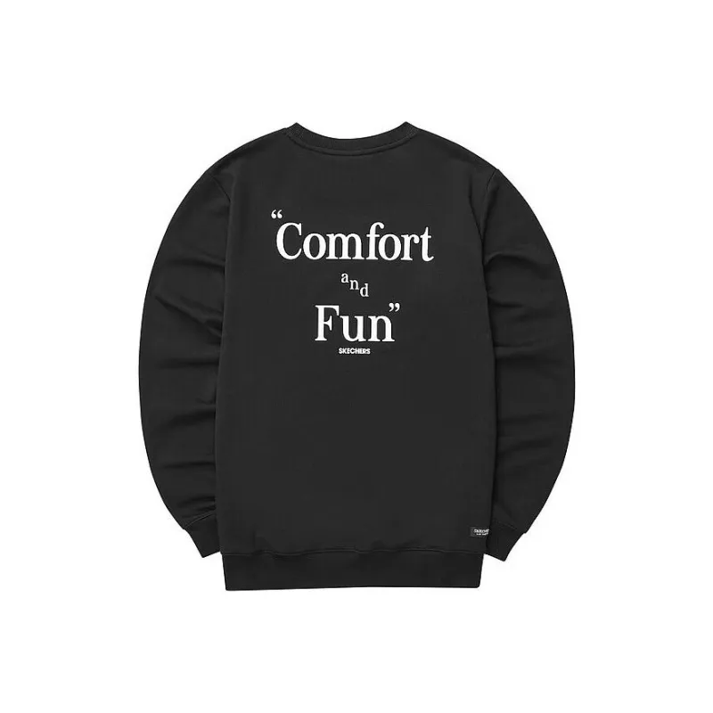Skechers Sweatshirts Unisex Carbon Black/0018-0