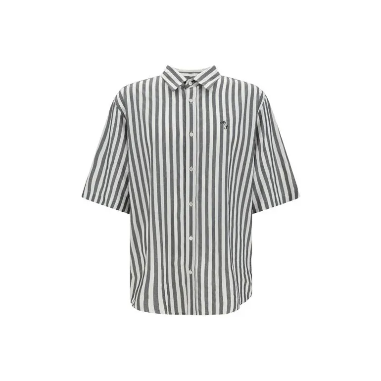 Acne Studios Stripe Button Up Shirt-0