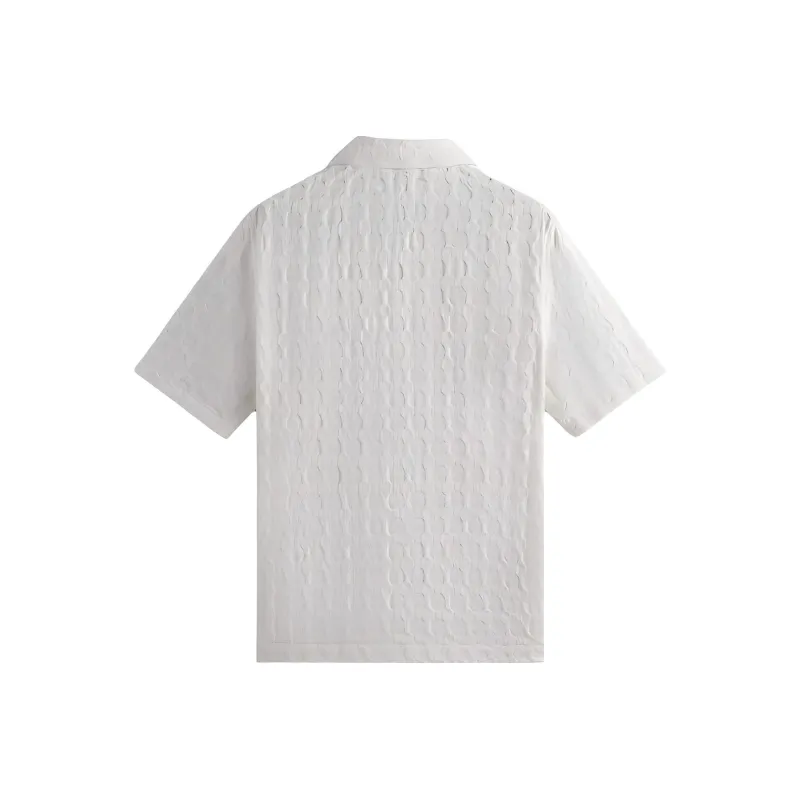 KITH Honeycomb Dobby Boxy Collared Overshirt-1