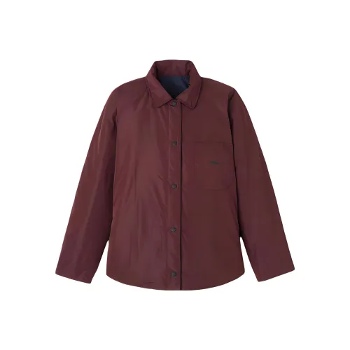 LONGCHAMP Jackets Coats Women's Burgundy