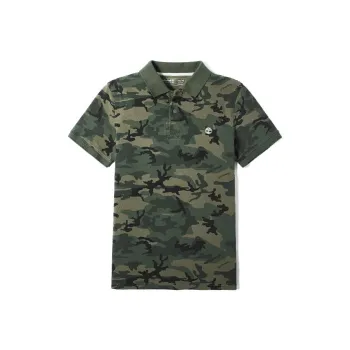 Timberland Polo Shirts Men Army Green