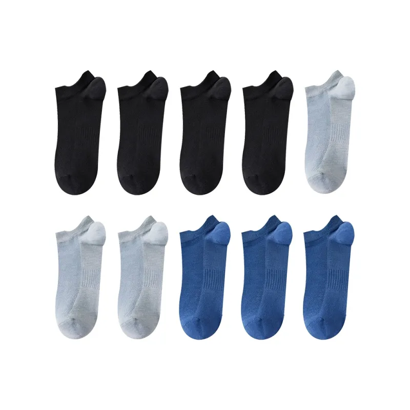 Cotton Gene No Show Socks Men's Combo Set-13