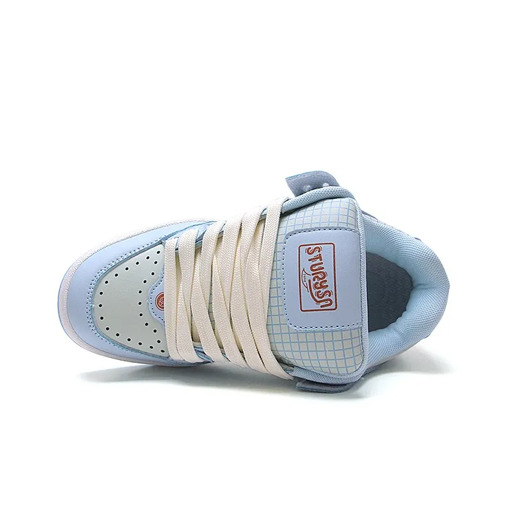 STUR YSN Low Top Skateboard Shoes Women's Moon White-5