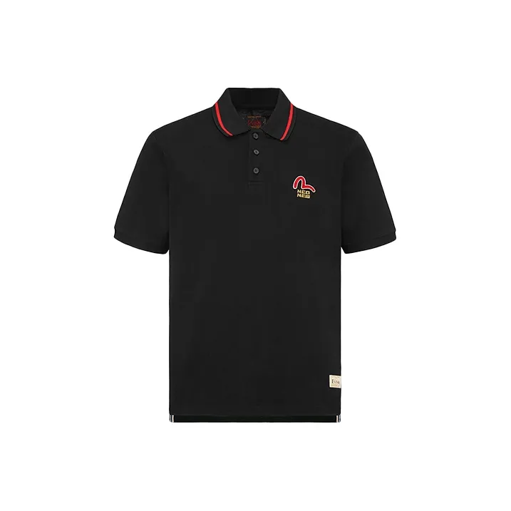 EVISU Polo Shirts Men Black-0