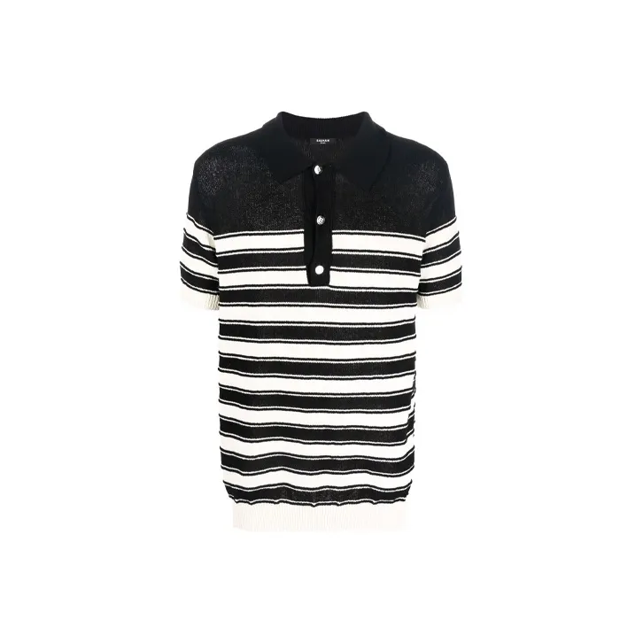 BALMAIN SS22 Polo Shirt Men's Black-0