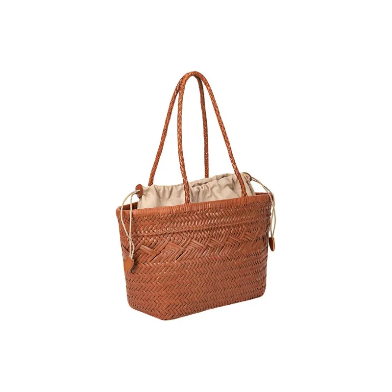 PAYOT Cow Leather Handbag Regular Women's Brown/Dark Coffee-1