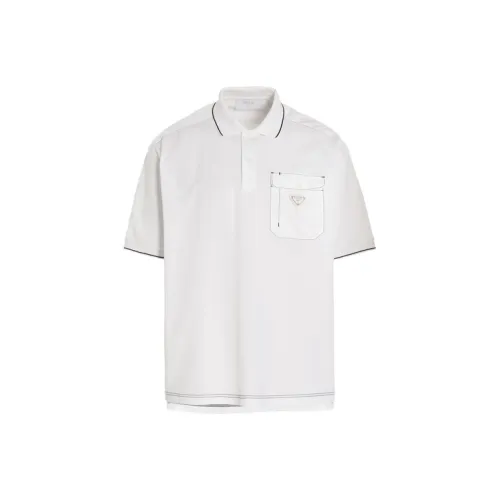 PRADA Polo Shirts Men White