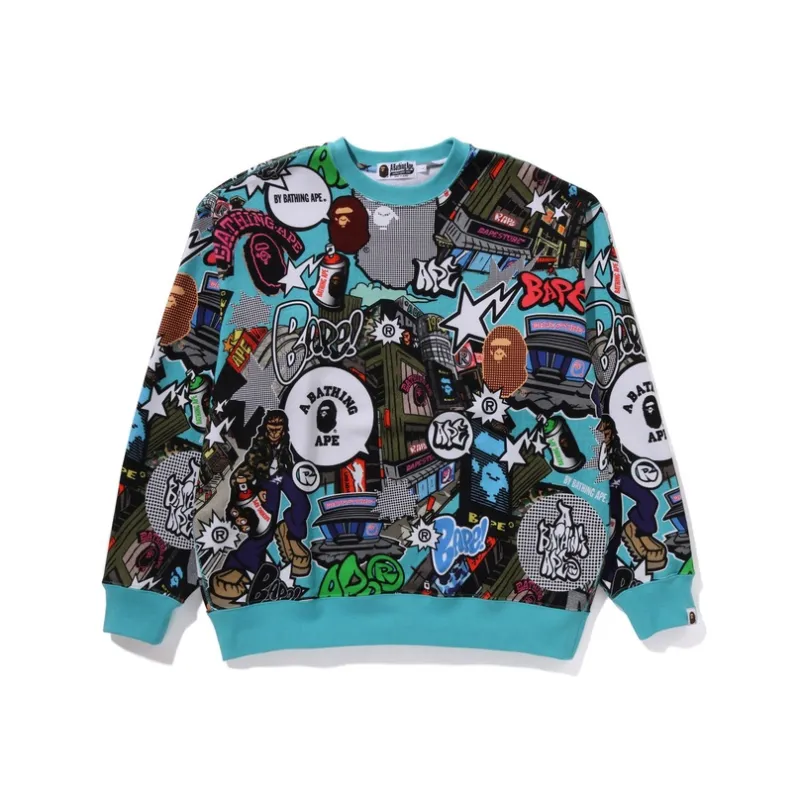 Bape Comic Art Crewneck-0