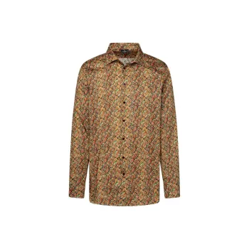 ETRO Allover Printed Long Sleeved Shirt