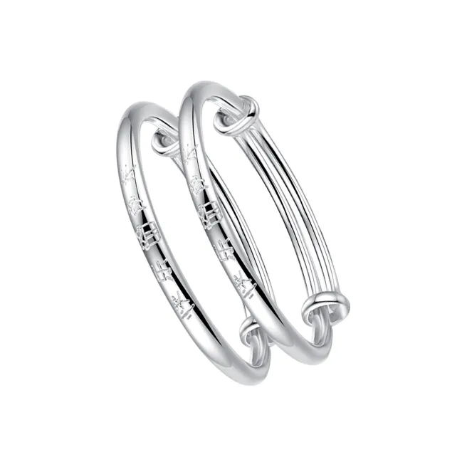 CHAOHONGJI 999 Fine Silver Sterling Silver Bracelets Kids'-0