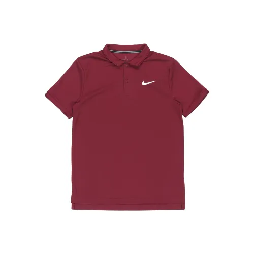 Nike Polo Shirts Men Burgundy
