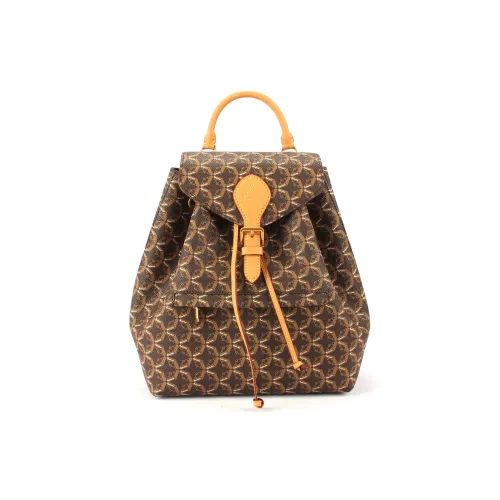 AQUASCUTUM PVC Polyvinyl Chloride Carry Backpack Regular Women's Brown