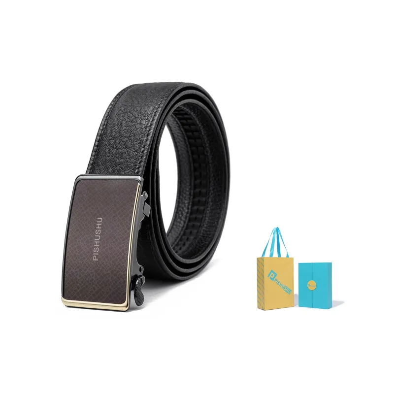 PISHUSHU Leather Belts Unisex-16