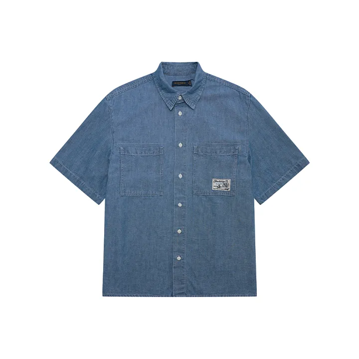 Teenie Weenie Men Denim Series 24SS Shirt Summer Unisex-0